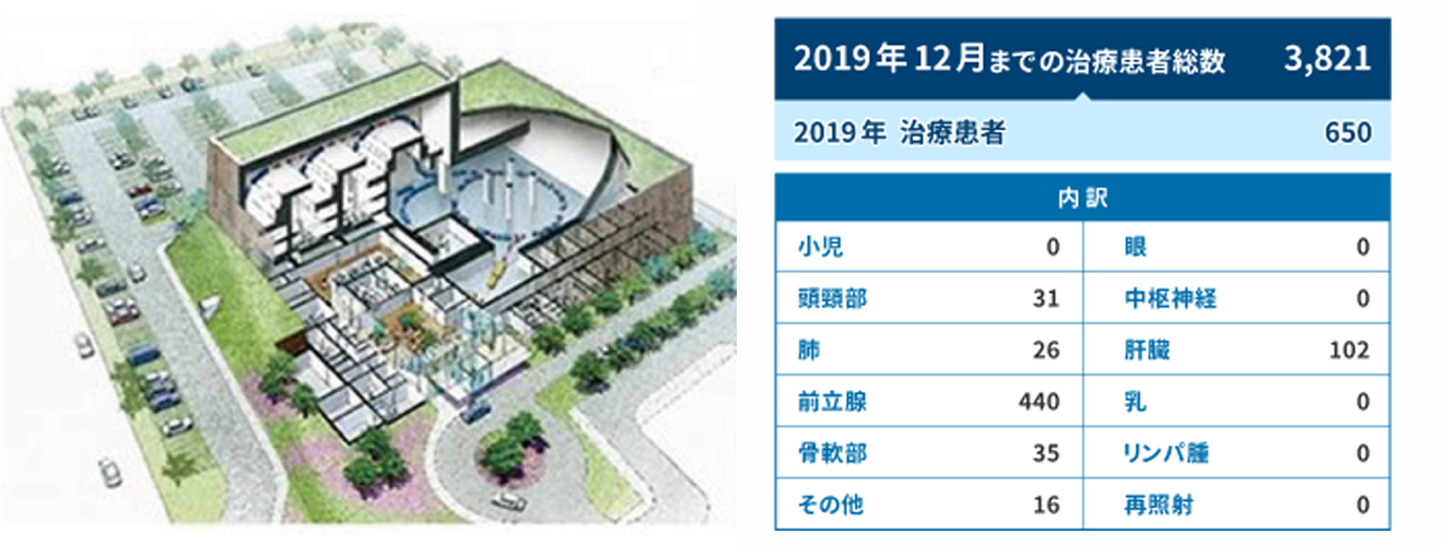 群馬大学　重粒子線医学センター　重粒子線治療疾患別件数